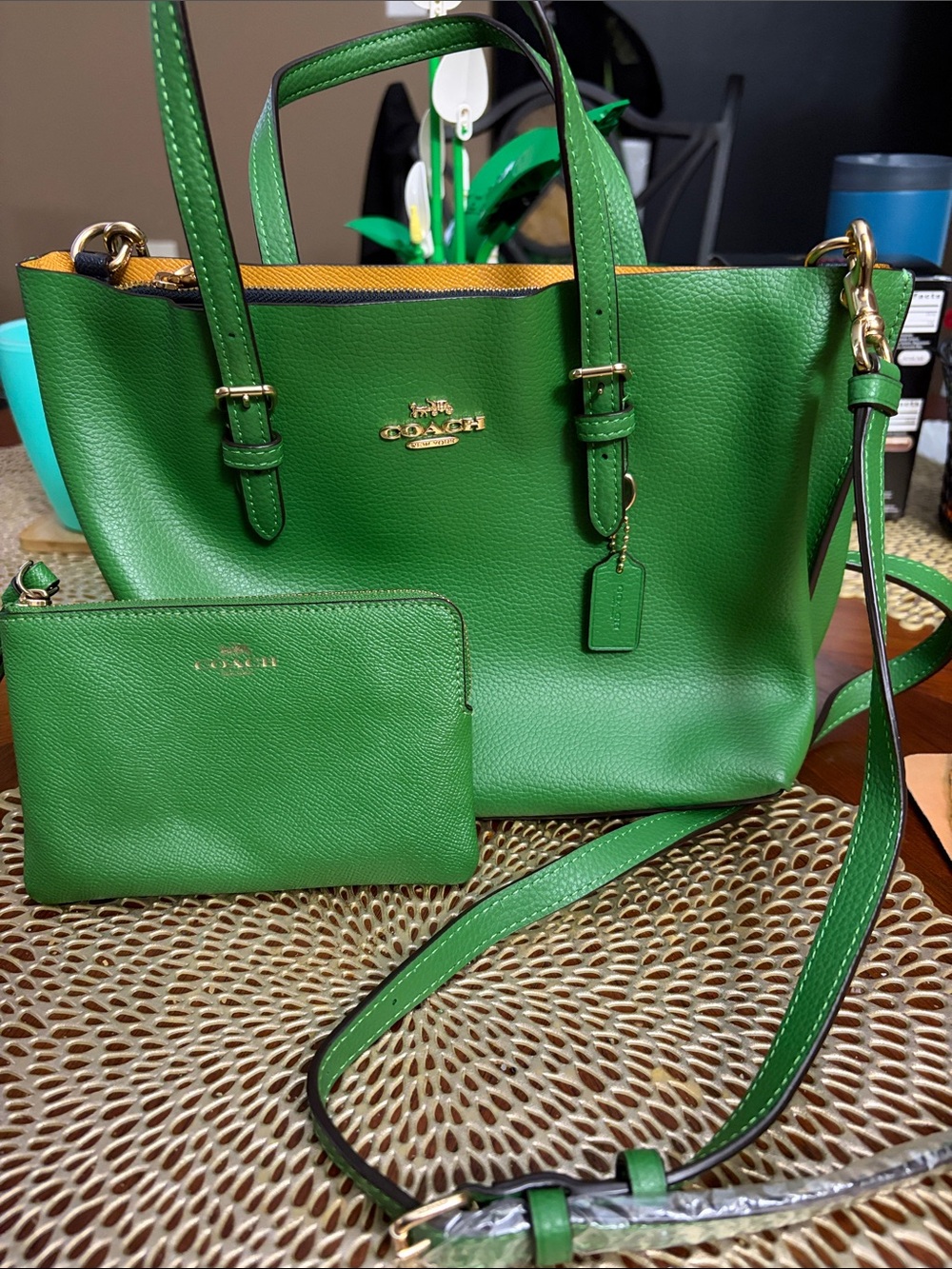 Coach purse and wallet